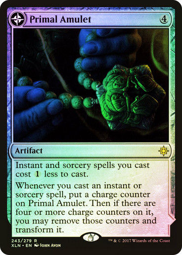 Primal Amulet // Primal Wellspring (XLN) (243) / Foil — cara 1 de 2