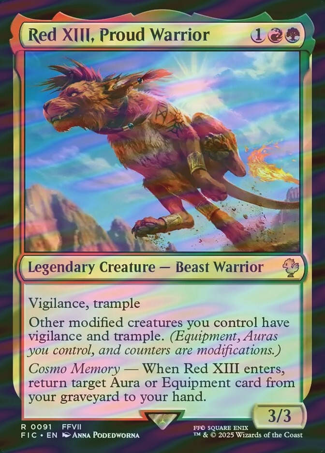 Red XIII, Proud Warrior (FIC) (91) / Surge Foil