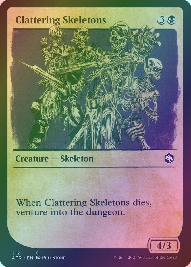Clattering Skeletons (AFR) (312) / Showcase / Foil