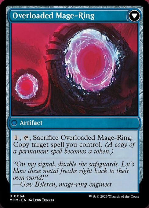 Invasion of Vryn // Overloaded Mage-Ring (mom) — cara 2 de 2