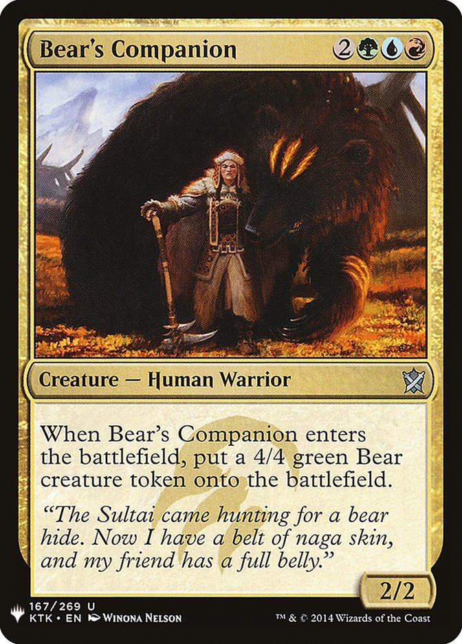 Bear's Companion (MYS)
