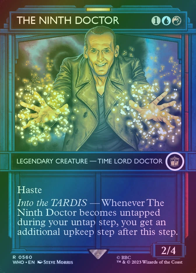 The Ninth Doctor (WHO) (560) / Borderless / Showcase / Foil