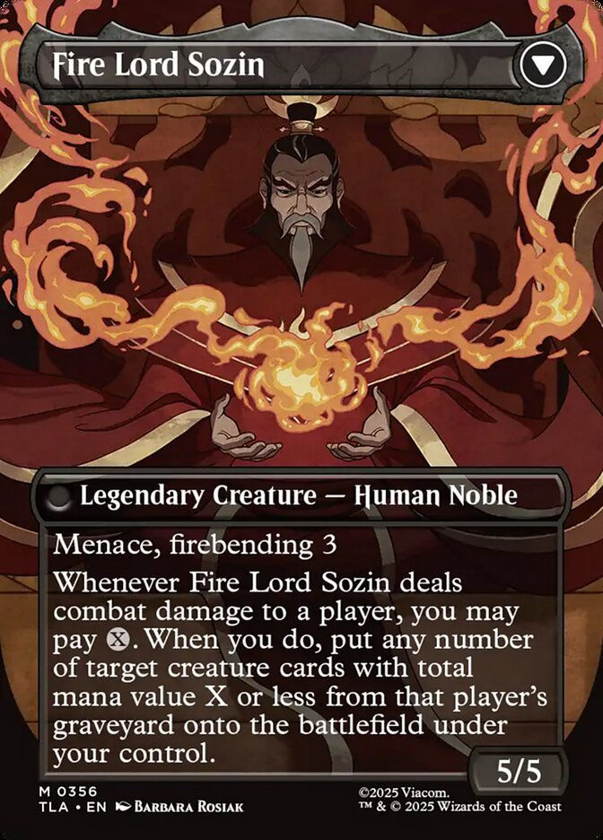 The Rise of Sozin // Fire Lord Sozin (TLA) (356) — cara 2 de 2