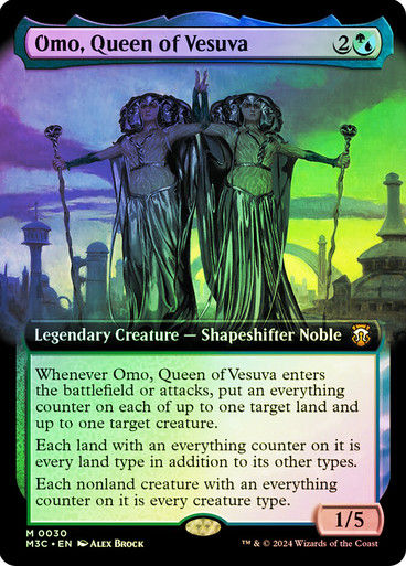 Omo, Queen of Vesuva (m3c) (30) / Extended Art Foil