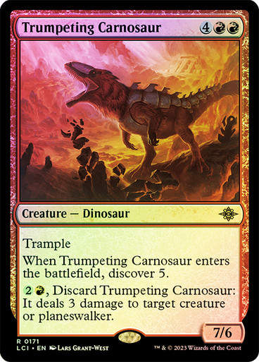Trumpeting Carnosaur (lci) / Foil