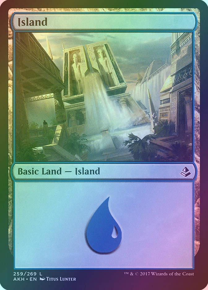 Island (AKH) (259) / Foil