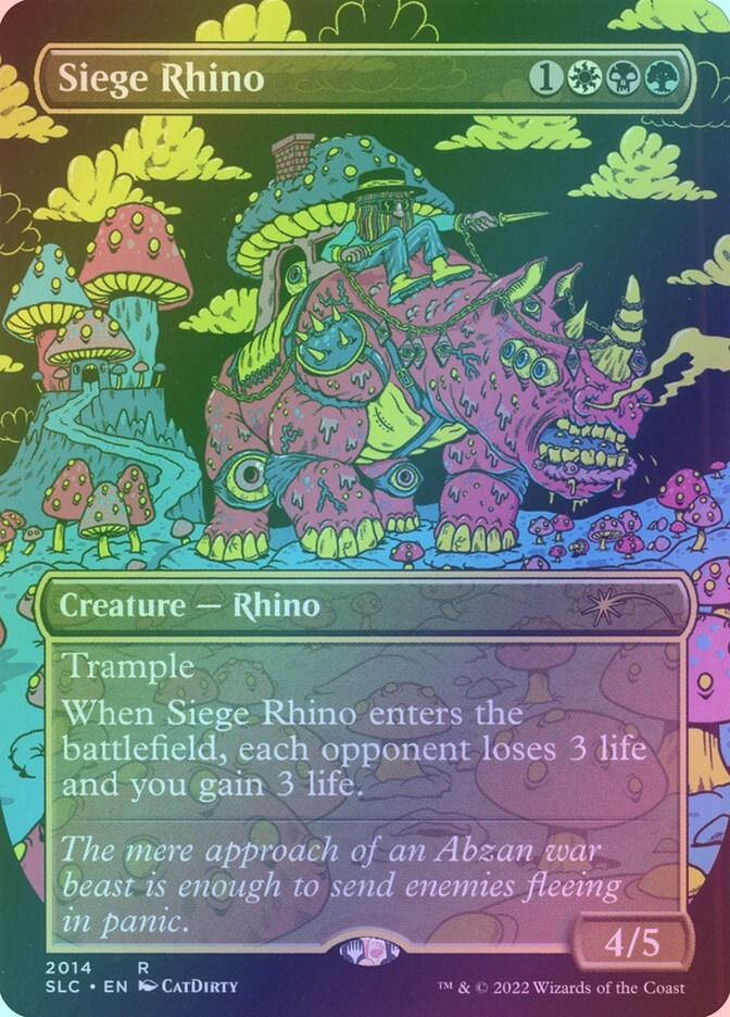 Siege Rhino (SLC) (2014) / Borderless / Foil