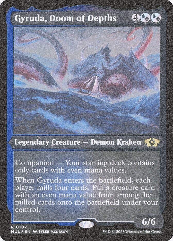 Gyruda, Doom of Depths (MUL) (107) / Foil Etched