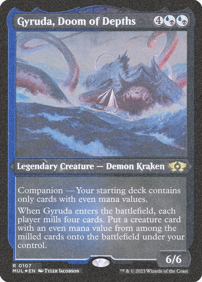 Gyruda, Doom of Depths (MUL) (107) / Foil Etched
