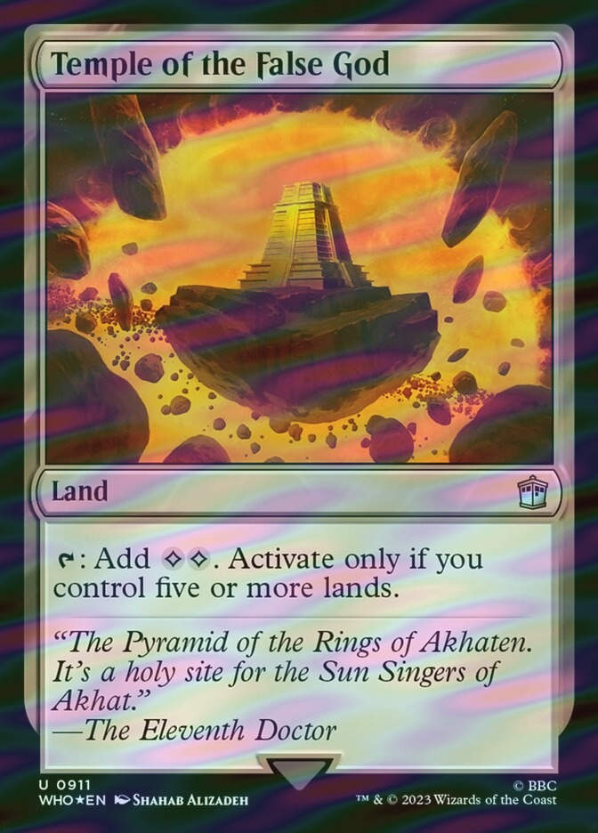 Temple of the False God (WHO) (911) / Surge Foil