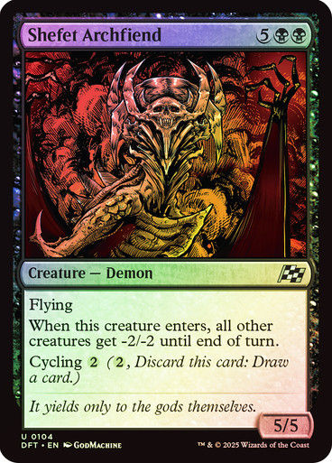 Shefet Archfiend (DFT) (104) / Foil