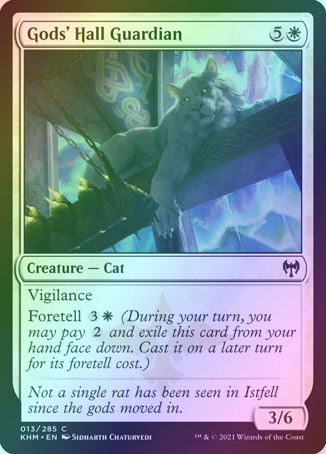 Gods' Hall Guardian (KHM) (13) / Foil