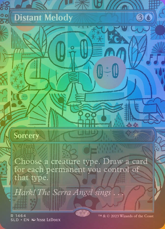 Distant Melody (SLD) (1464★) / Borderless / Rainbow Foil
