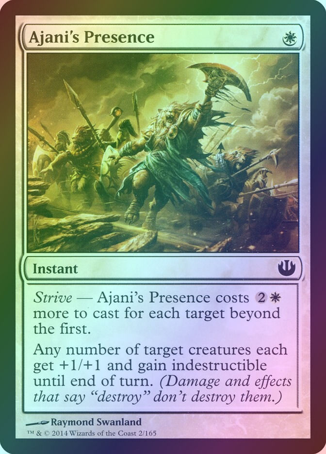 Ajani's Presence (JOU) (2) / Foil