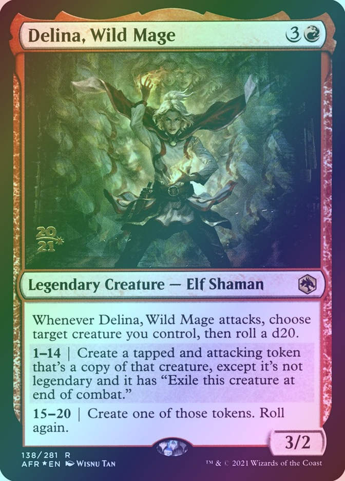 Delina, Wild Mage (PAFR) (138s) / Foil