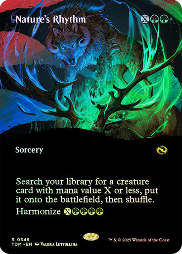 Nature's Rhythm (TDM) (349) / Foil / Showcase BL