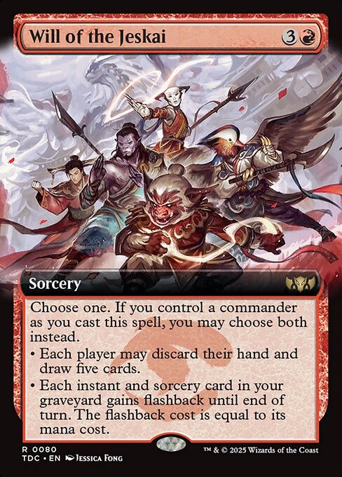 Will of the Jeskai (TDC) (80) / Extended Art