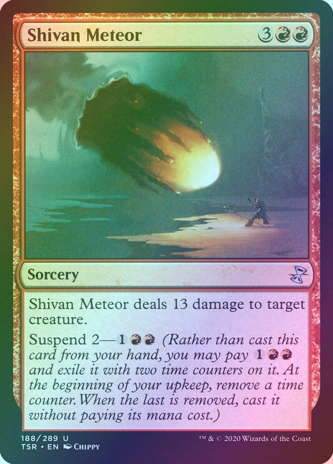 Shivan Meteor (TSR) (188) / Foil