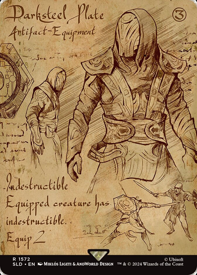 Darksteel Plate (SLD) (1572) / Borderless
