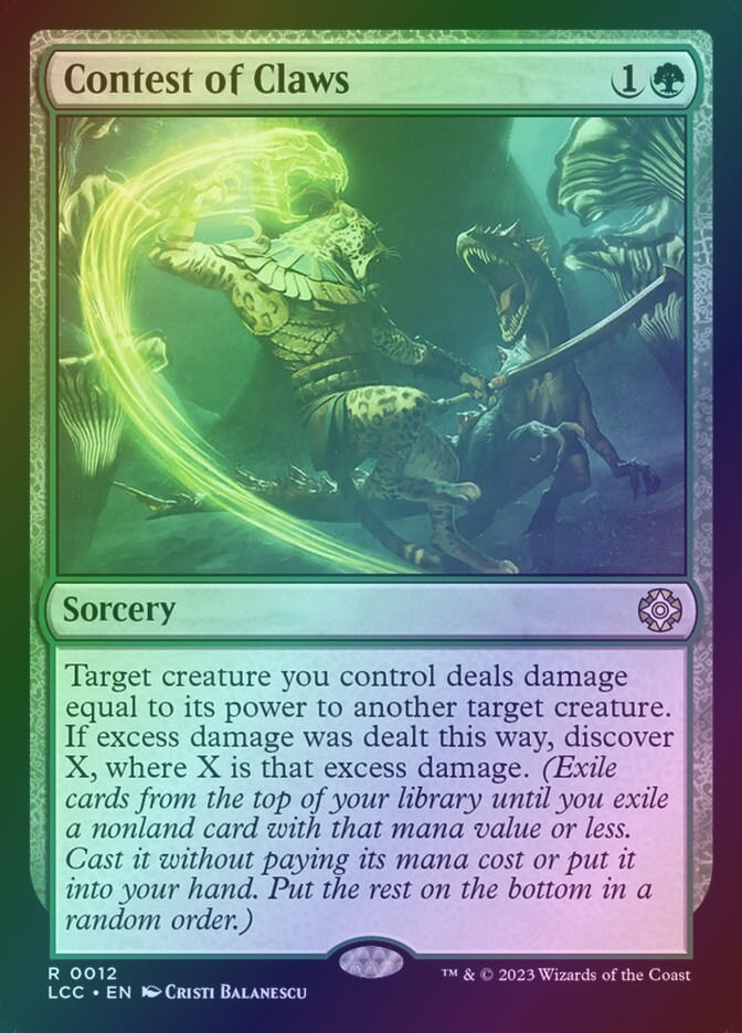 Contest of Claws (LCC) (12) / Foil