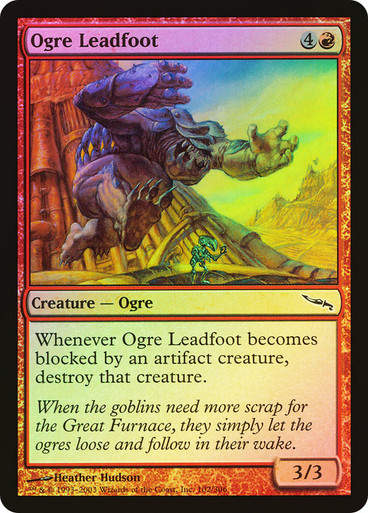 Ogre Leadfoot (MRD) (102) / Foil