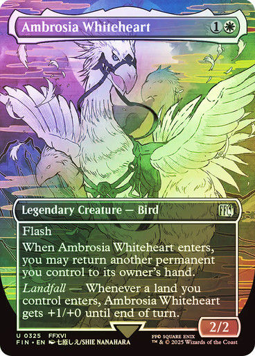 Ambrosia Whiteheart (FIN) (325) / Borderless / Foil