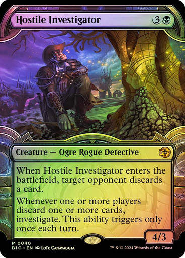 Hostile Investigator (BIG) (40) / Showcase / Foil