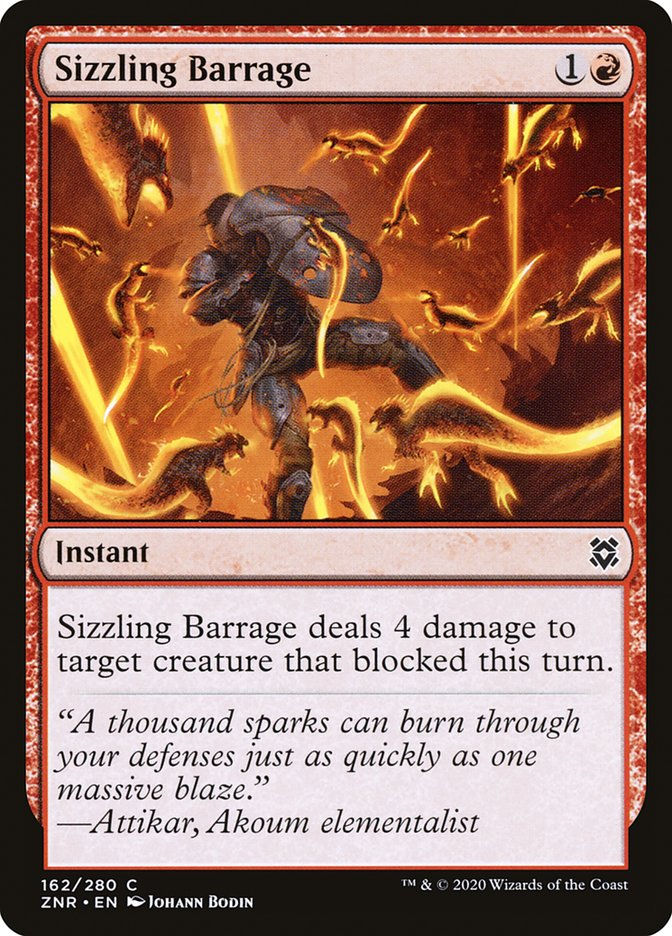 Sizzling Barrage (ZNR) (162)