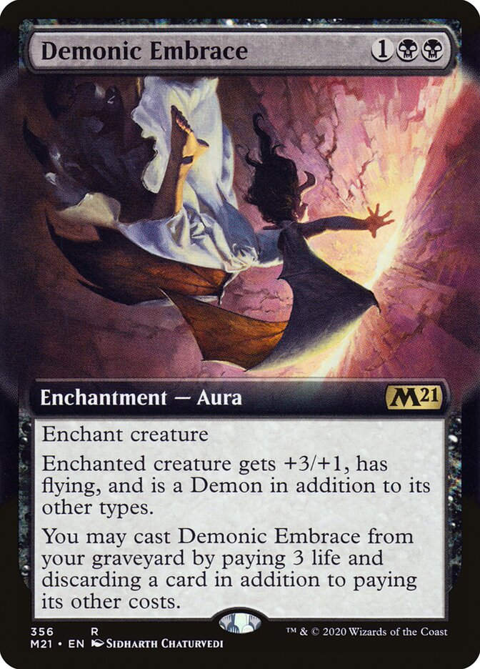 Demonic Embrace (M21) (356) / Extended Art