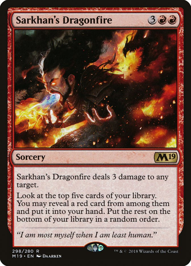 Sarkhan's Dragonfire (M19) (298)