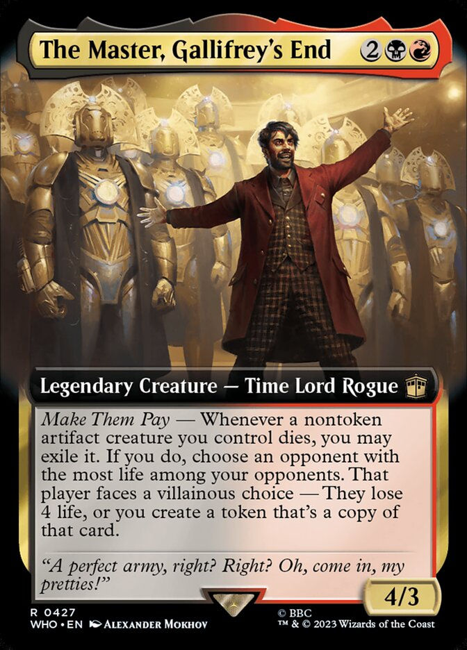 The Master, Gallifrey's End (WHO) (427) / Extended Art