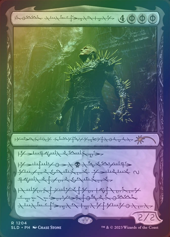 K'rrik, Son of Yawgmoth (SLD) (1204) / Showcase / Foil