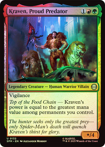 Kraven, Proud Predator (SPM) (132) / Foil