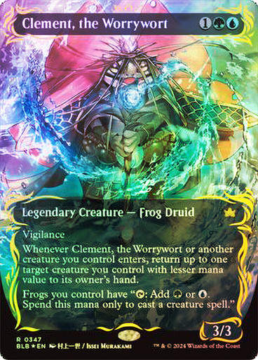 Clement, the Worrywort (blb) (347) / Raised Foil