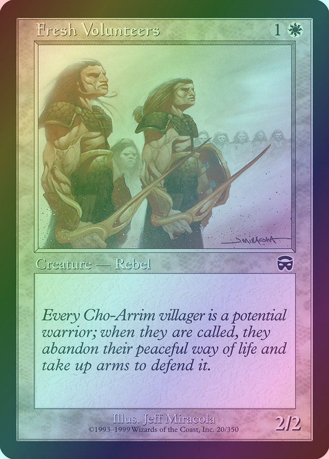 Fresh Volunteers (MMQ) (20) / Foil