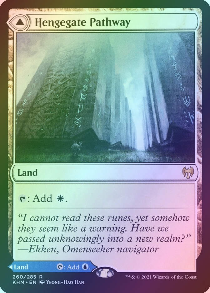 Hengegate Pathway // Mistgate Pathway (KHM) (260) / Foil