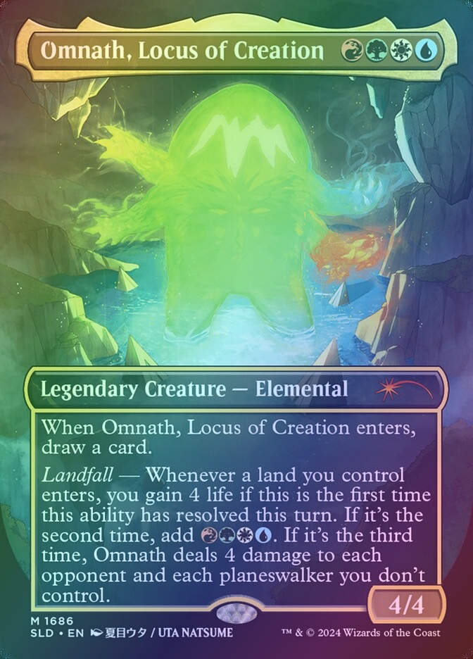 Omnath, Locus of Creation (SLD) (1686) / Borderless / Foil