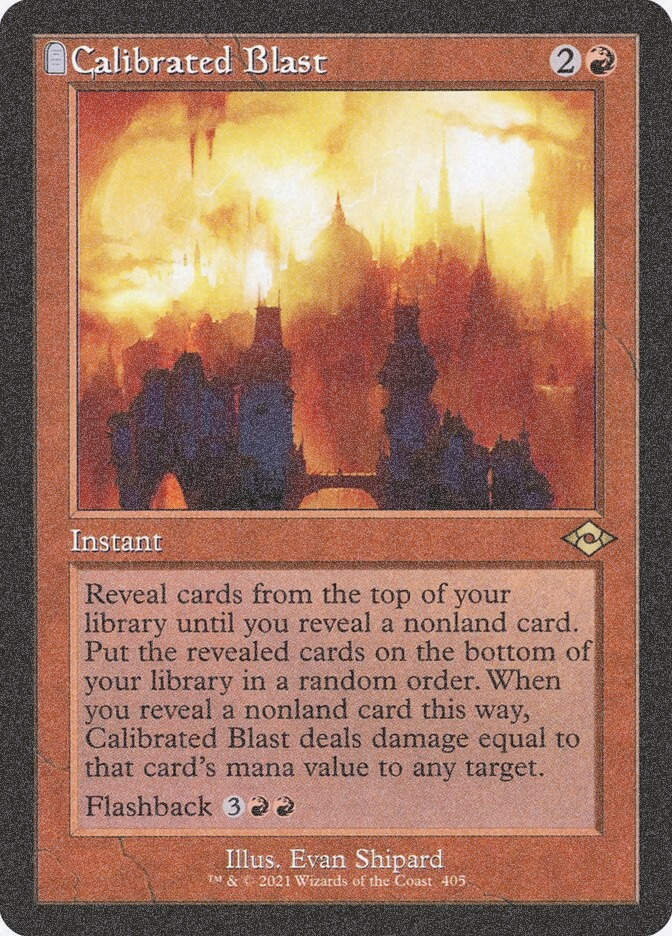 Calibrated Blast (MH2) (405) / Foil Etched