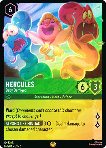 Hercules - Baby Demigod (LOR_AZU) / Foil