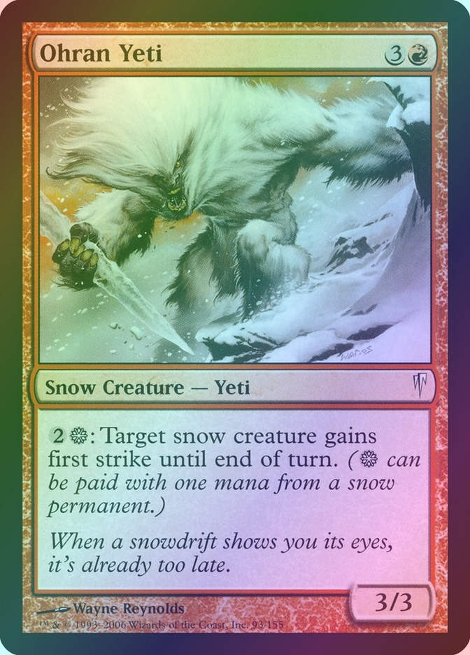 Ohran Yeti (CSP) (93) / Foil
