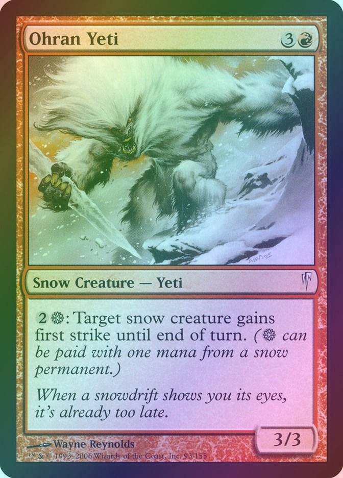 Ohran Yeti (CSP) (93) / Foil