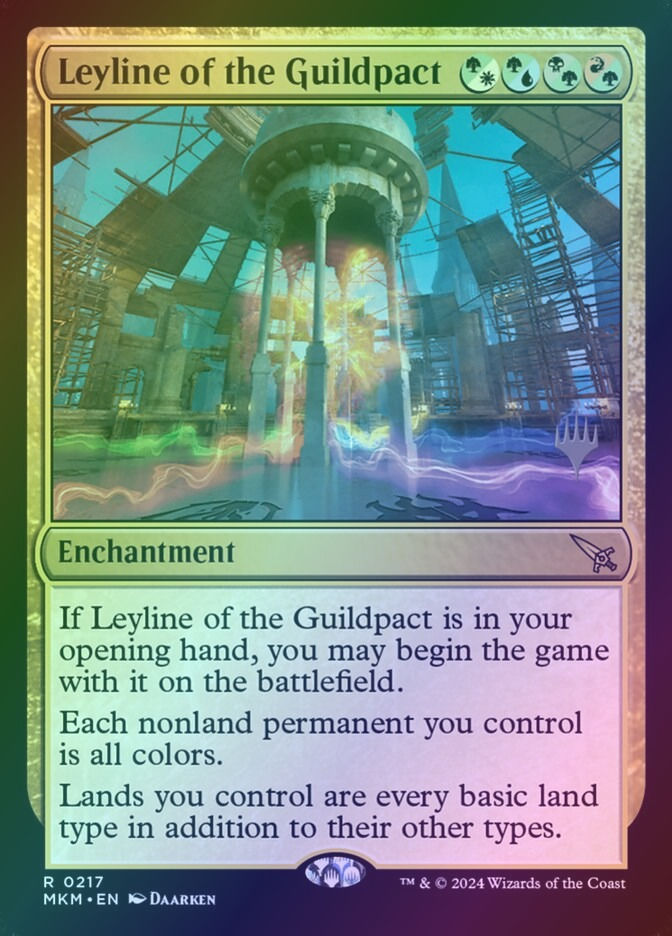 Leyline of the Guildpact (PMKM) (217p) / Foil