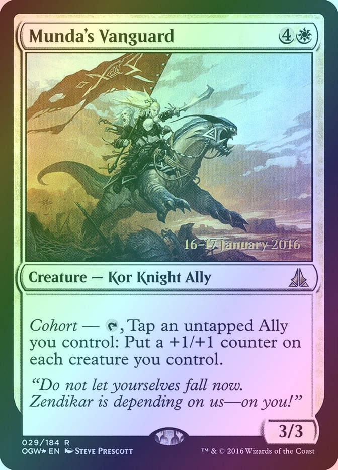 Munda's Vanguard (POGW) (29s) / Foil