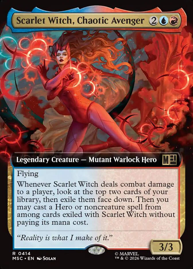 Scarlet Witch, Chaotic Avenger (MSC) (414) / Extended Art