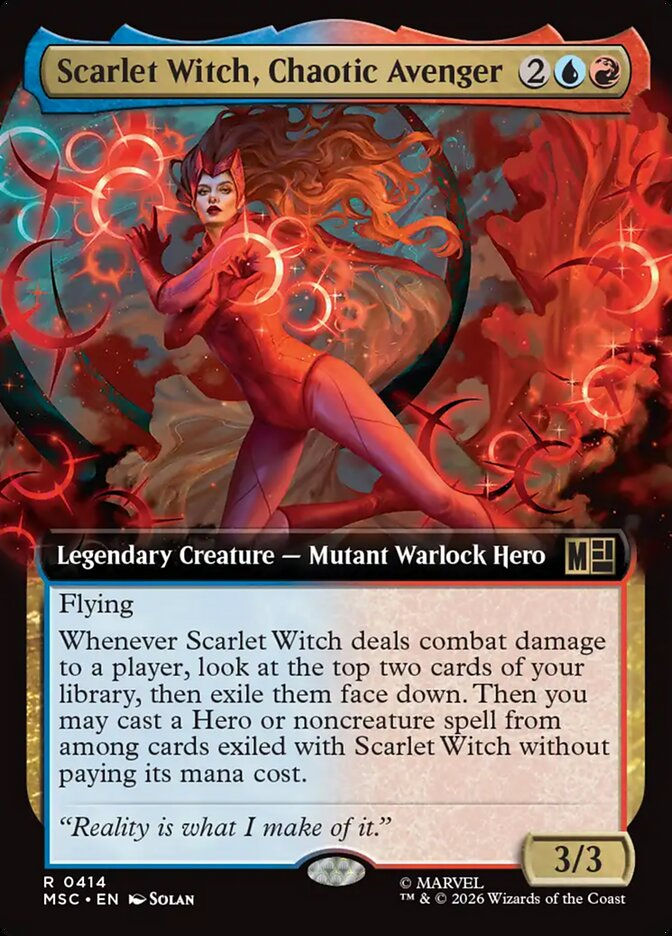 Scarlet Witch, Chaotic Avenger (MSC) (414) / Extended Art