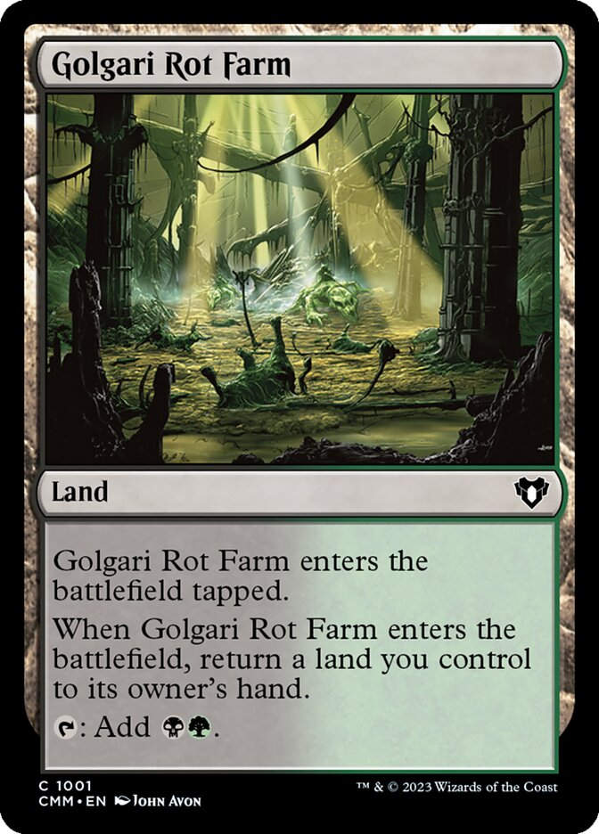 Golgari Rot Farm (CMM) (1001)