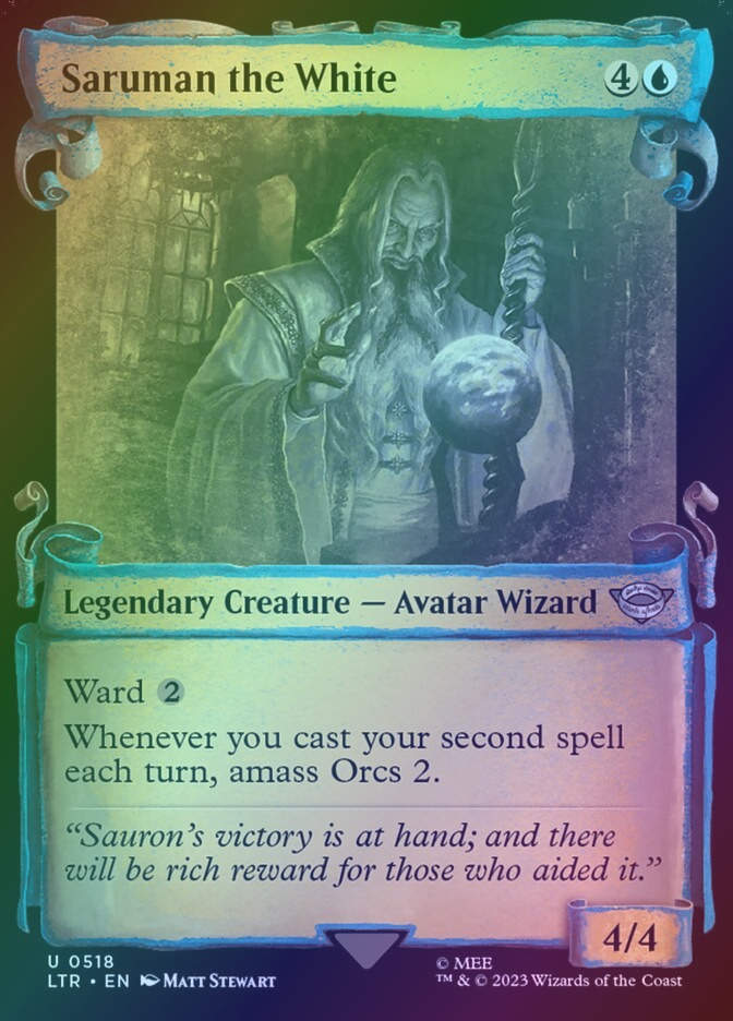 Saruman the White (LTR) (518) / Showcase / Foil