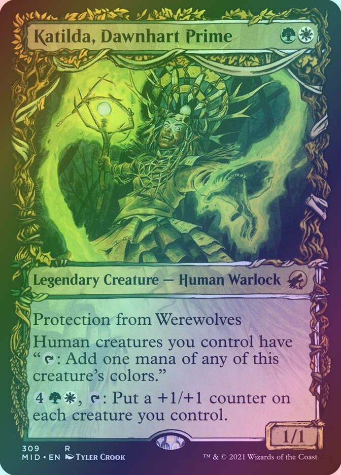 Katilda, Dawnhart Prime (MID) (309) / Showcase / Foil