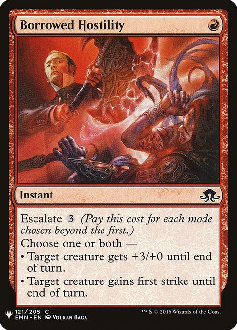 Borrowed Hostility (PLST) (EMN-121)
