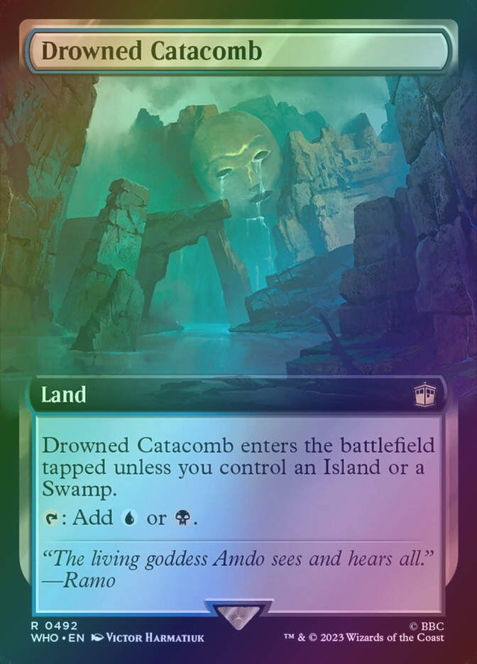 Drowned Catacomb (WHO) (492) / Extended Art / Foil